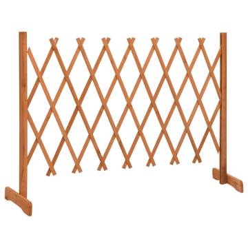 Garden Trellis Fence Orange 150x80 cm - Solid Firwood