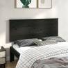 Bed Headboard Black 144x6x82.5 cm Solid Wood Pine Colour black Size 144 x 82.5 cm Quantity in Package 1 