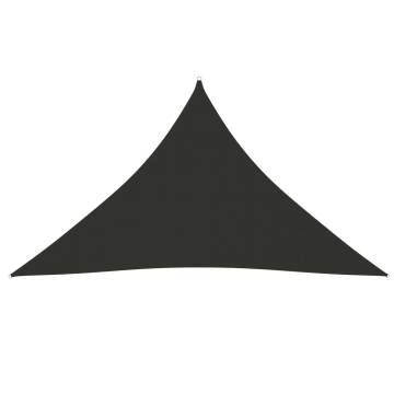 Sunshade Sail Oxford Fabric - 3.5x3.5x4.9m Anthracite