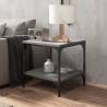 Industrial Grey Sonoma Coffee Table - 50x50x40 cm