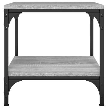 Industrial Grey Sonoma Coffee Table - 50x50x40 cm