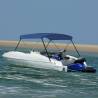 2 Bow Bimini Top Navy Blue | Durable Boat Canopy - 180x130cm