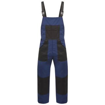 Men's Blue Bib Overalls Size L - Durable & Comfortable