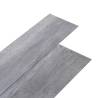 Self-Adhesive PVC Flooring Planks - Matt Wood Grey, 2.51 m²