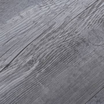 Self-Adhesive PVC Flooring Planks - Matt Wood Grey, 2.51 m²