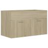 Sink Cabinet Sonoma Oak 80x38.5x46 cm - Stylish Storage Solution