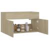 Sink Cabinet Sonoma Oak 80x38.5x46 cm - Stylish Storage Solution