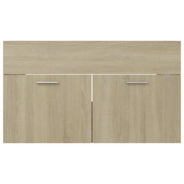 Sink Cabinet Sonoma Oak 80x38.5x46 cm - Stylish Storage Solution