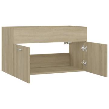 Sink Cabinet Sonoma Oak 80x38.5x46 cm - Stylish Storage Solution