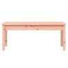 Solid Douglas Wood Garden Bench - 109x44x45 cm