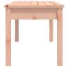 Solid Douglas Wood Garden Bench - 109x44x45 cm