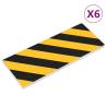 Wall Protectors 6 pcs Yellow&Black 50x10x2 cm - EVA Foam