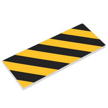 Wall Protectors 6 pcs Yellow&Black 50x10x2 cm - EVA Foam