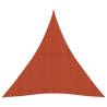 Terracotta Sunshade Sail 4x4 m - UV & Mould Resistant HDPE