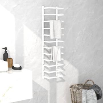 Towel Rack White 24x12x96 cm Steel - Stylish & Durable