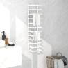 Towel Rack White 24x12x96 cm Steel Colour white Size 24 x 12 x 96 cm 