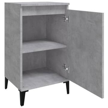 Trendy Bedside Cabinets 2 pcs Concrete Grey - Hipomarket