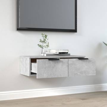 Stylish Wall Cabinet Concrete Grey - 68x30x20 cm | HipoMarket