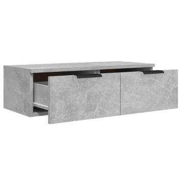 Stylish Wall Cabinet Concrete Grey - 68x30x20 cm | HipoMarket