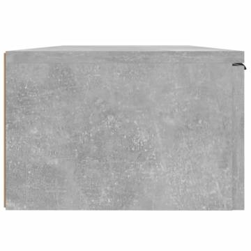 Stylish Wall Cabinet Concrete Grey - 68x30x20 cm | HipoMarket