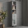 Grey Sonoma Wall Cabinet - 32.5x34.5x90cm | HipoMarket