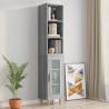 Grey Sonoma Wall Cabinet - 32.5x34.5x90cm | HipoMarket