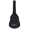 Guitar Bag for 4/4 Classical Guitar - Black Fabric 100x37cm