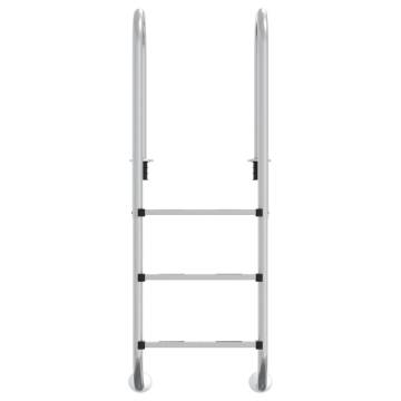 Durable Pool Ladder 54x38x158 cm 304 Stainless Steel | HiPoMarket