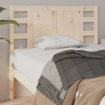 Solid Pine Wooden Headboard 96x4x100 cm | Hipomarket