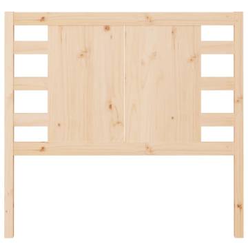 Solid Pine Wooden Headboard 96x4x100 cm | Hipomarket