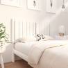 Bed Headboard White 125.5x4x100 cm Solid Wood Pine Colour white Size 125.5 x 100 cm Quantity in Package 1 