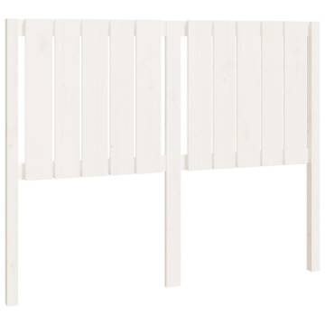 Stylish White Bed Headboard - Solid Pine Wood | Hipo Market