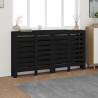 Radiator Cover Black 210x21x85 cm Solid Wood Pine Colour black Size 210 x 21 x 85 cm Quantity in Package 1 