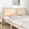 Solid Pine Wood Bed Headboard - Stylish & Rustic Design