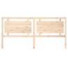 Solid Pine Wood Bed Headboard - Stylish & Rustic Design