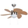 Ceiling Fan with Light 76 cm - Light Brown | Hipo Market