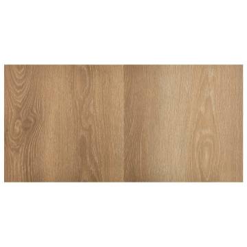 Self-Adhesive PVC Flooring Planks - 20 Pcs, Brown | HipoMarket