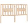 Stylish Solid Wood Pine Headboard - 126x4x100 cm