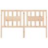 Stylish Solid Wood Pine Headboard - 126x4x100 cm