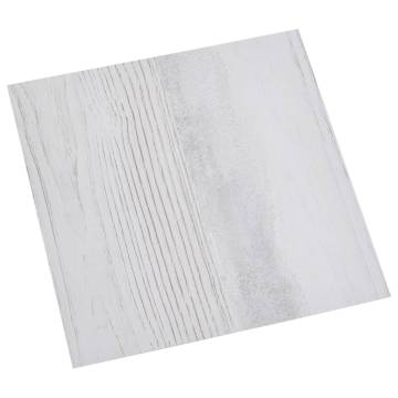 Self-Adhesive PVC Flooring Planks - Light Grey 20 pcs | HipoMarket