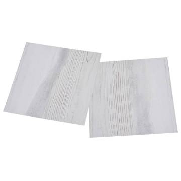 Self-Adhesive PVC Flooring Planks - Light Grey 20 pcs | HipoMarket