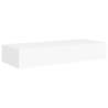 Wall-Mounted Drawer Shelf White 60x23.5x10 cm - HipoMarket