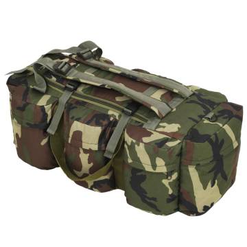 3-in-1 Army-Style Duffel Bag 90L - Versatile & Durable