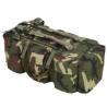 3-in-1 Army-Style Duffel Bag 90 L Camouflage Colour camouflage 