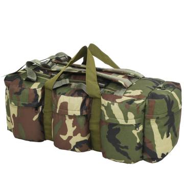 3-in-1 Army-Style Duffel Bag 90L - Versatile & Durable