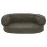 Ergonomic Dog Bed Mattress 60x42 cm - Comfort in Dark Grey