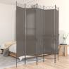 5-Panel Room Divider Anthracite 200x220 cm Fabric Colour anthracite Size 200 x 220 cm Number of 1 Number_of_Panels 5 