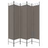 5-Panel Room Divider Anthracite 200x220 cm - Hipomarket