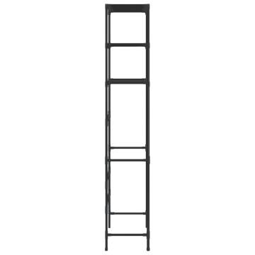 3-Tier Over Toilet Storage Rack - Black | HipoMarket