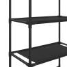 3-Tier Over Toilet Storage Rack - Black | HipoMarket